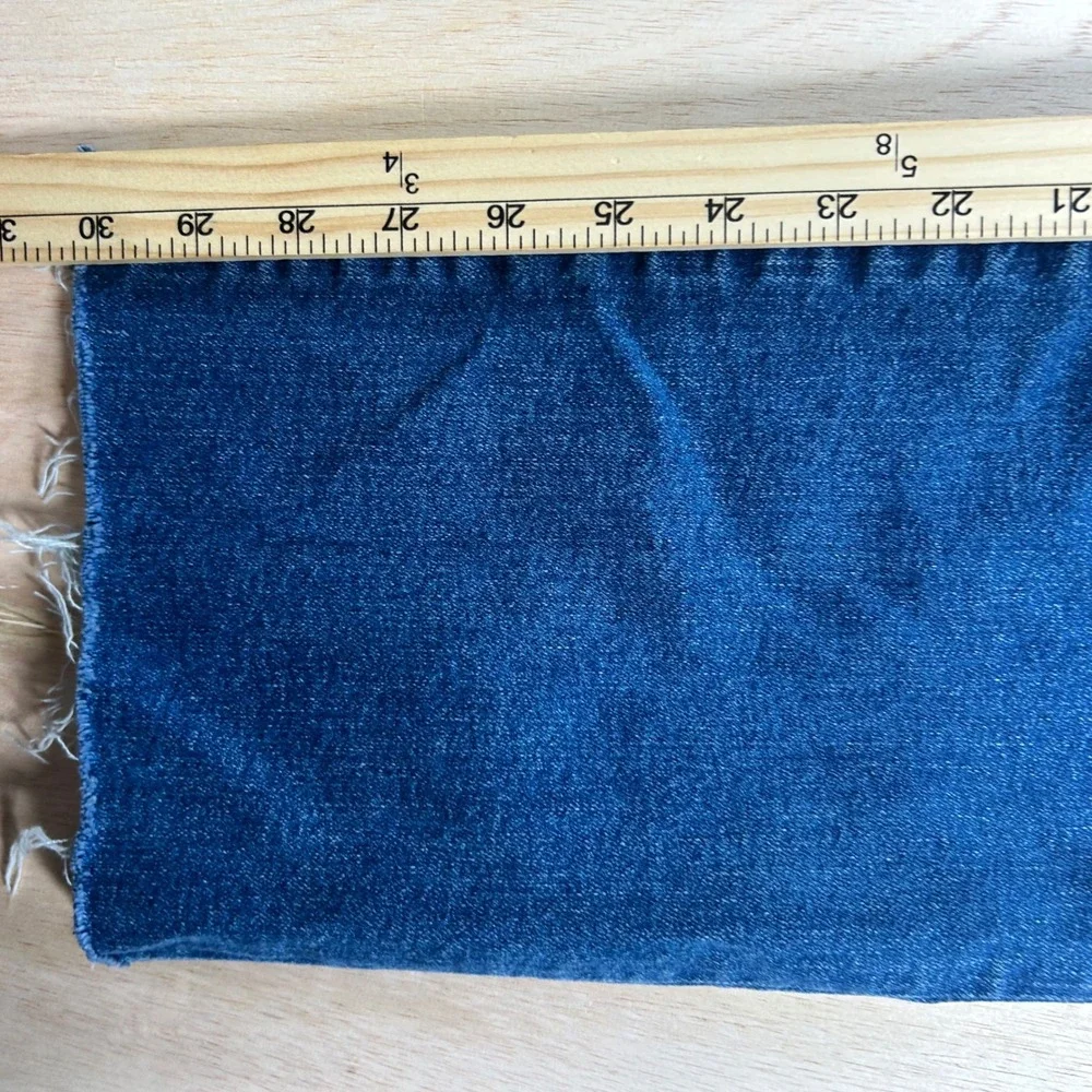 True Religion Becca Mid Rise Bootcut Jeans Blue Raw Hem Size 34x30 Mens